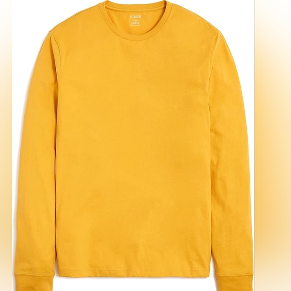 J Crew Men's Long-Sleeve Jersey T-shirt 🆕 Size Medium - Picture 2 of 3